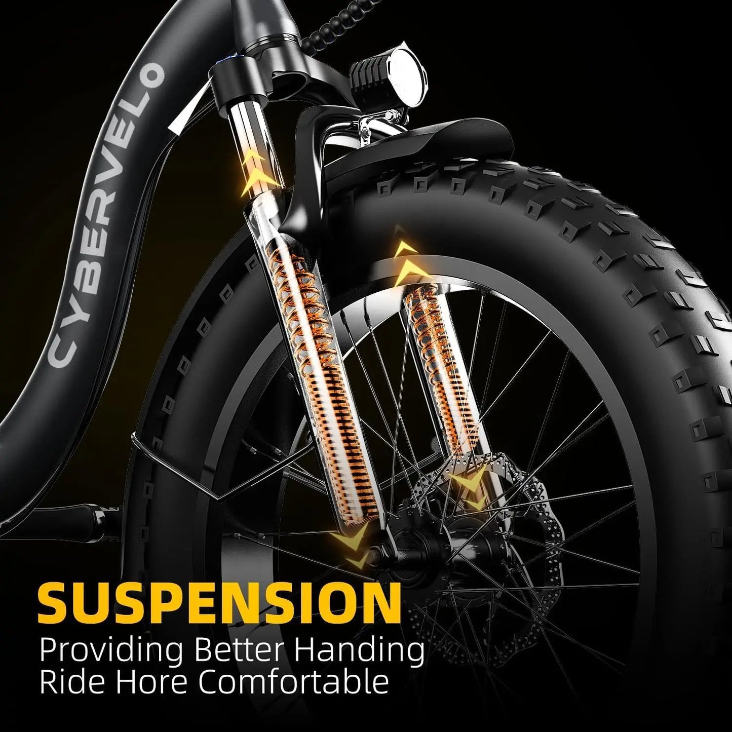 CYBERVELO Mars700 EK4 1000W Foldable Fat Tire Electric Bike