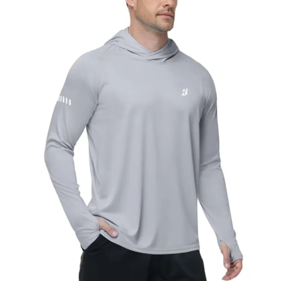 UPF 50+ Sun Protection Hoodie Men and Women Rash Guard