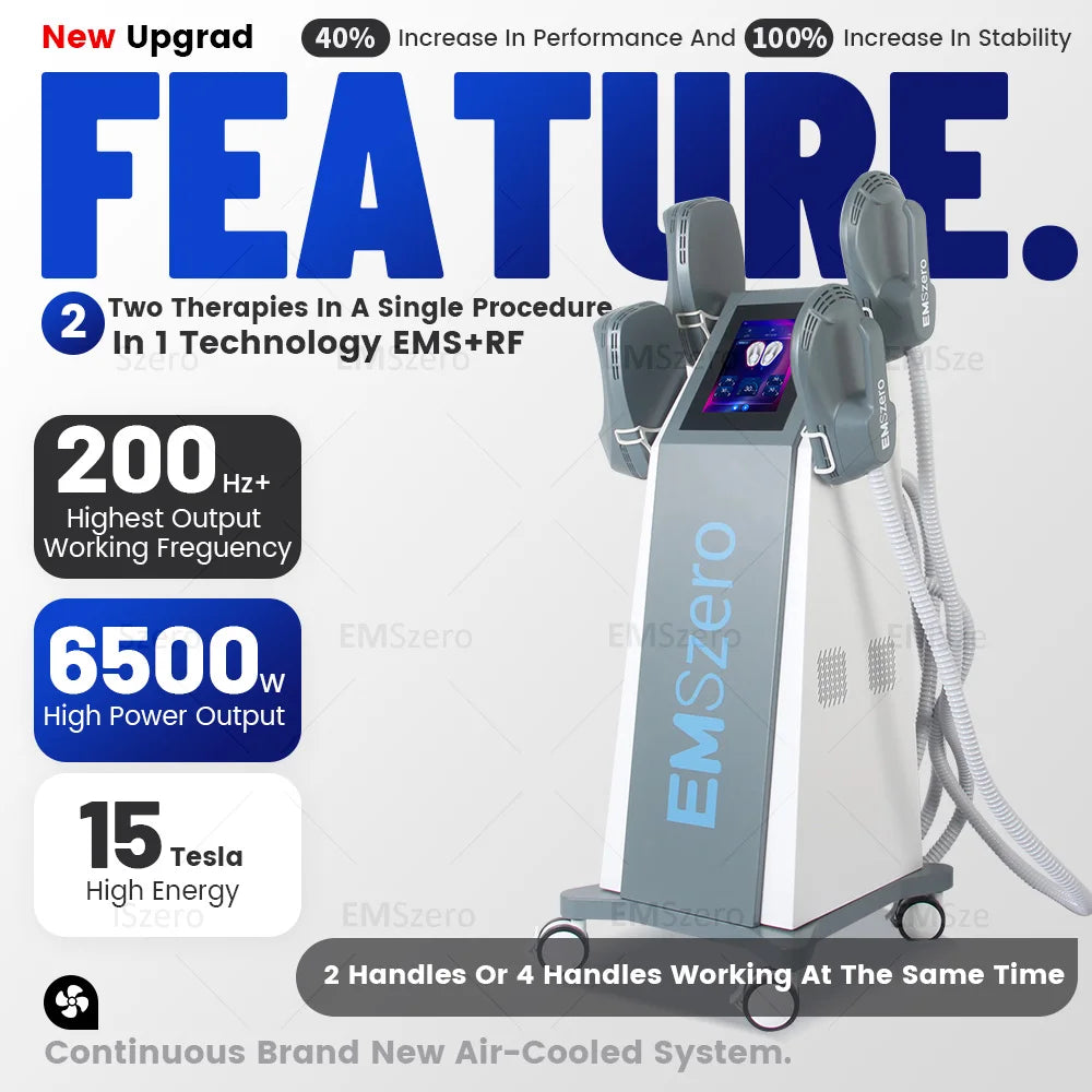 TAIXL EMSZero Pro 6500W Neo Slimming EMS Machine Therapy