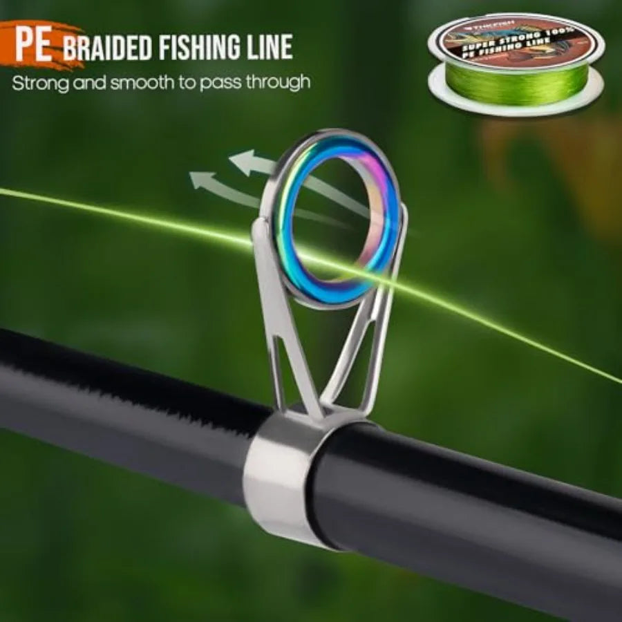 Telescoping Rod and Spinning Reel Combo with Lures Pliers Backpack