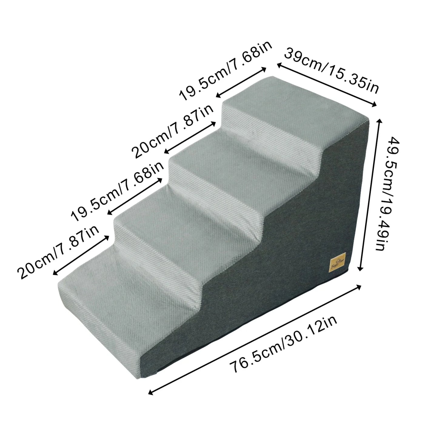 Dog Steps Non-Slip Ramp With Washable Cover For Couch