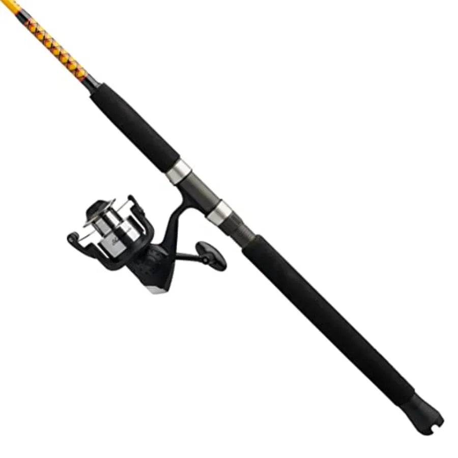 Complete Spinning Rod And Reel Combo For Ocean Boat Fishing