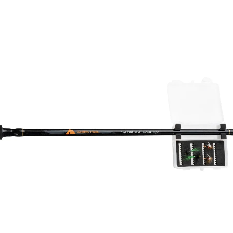 Fly Fishing Rod and Reel Combo With Flies