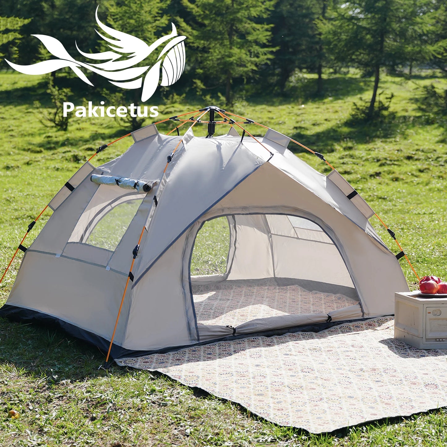 Pakicetus Quick Auto Sunshade Shelter For Three To Four People