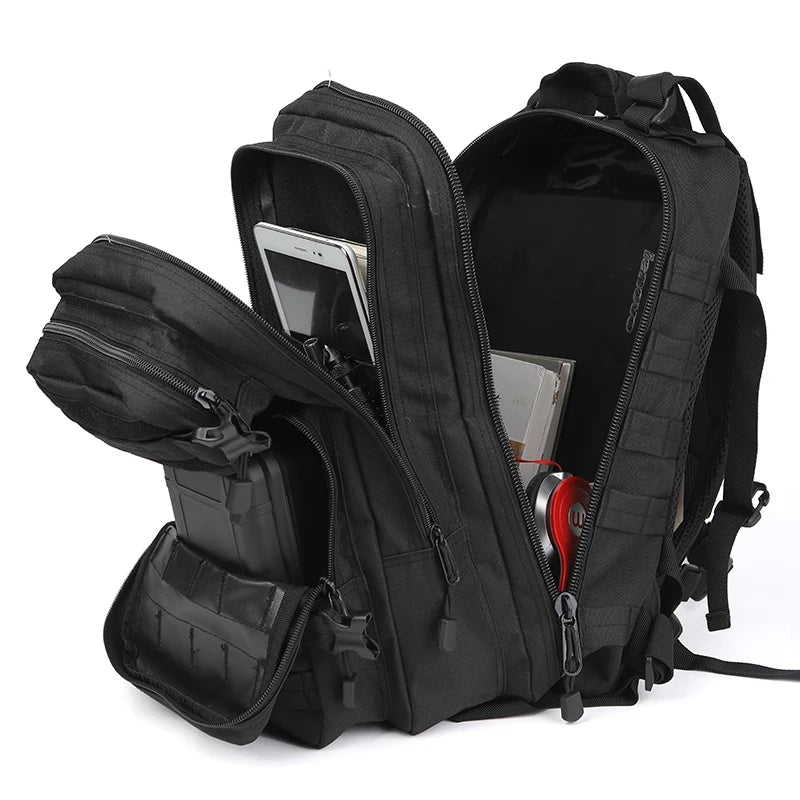 LQARMY 35L Tactical Molle Backpack For Travel and Hiking