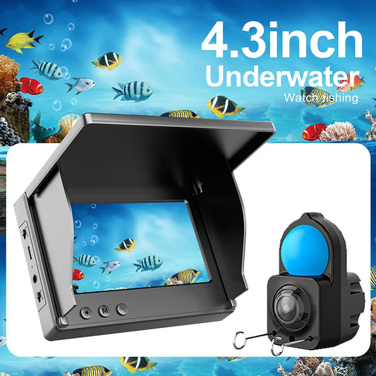 IP68 Waterproof Underwater Fishing Camera With Monitor And Depth Finder