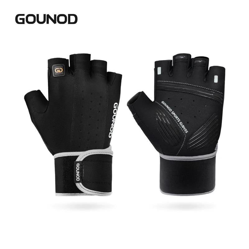 GOUNOD Weightlifting Gloves With Breathable Anti Slip Grip