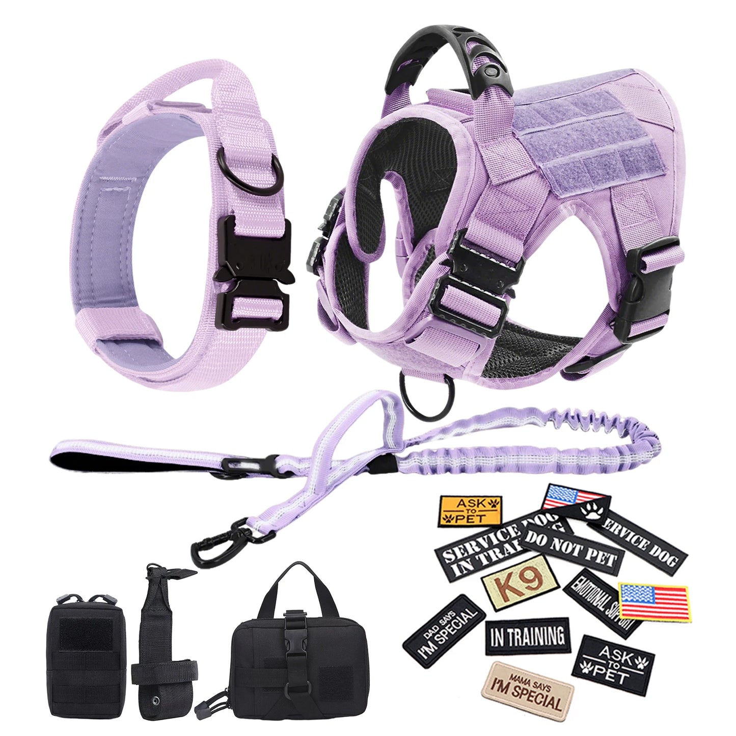 PETRAVEL Camouflage Dog Harness German Shepherd Tactical Vest Adjustable