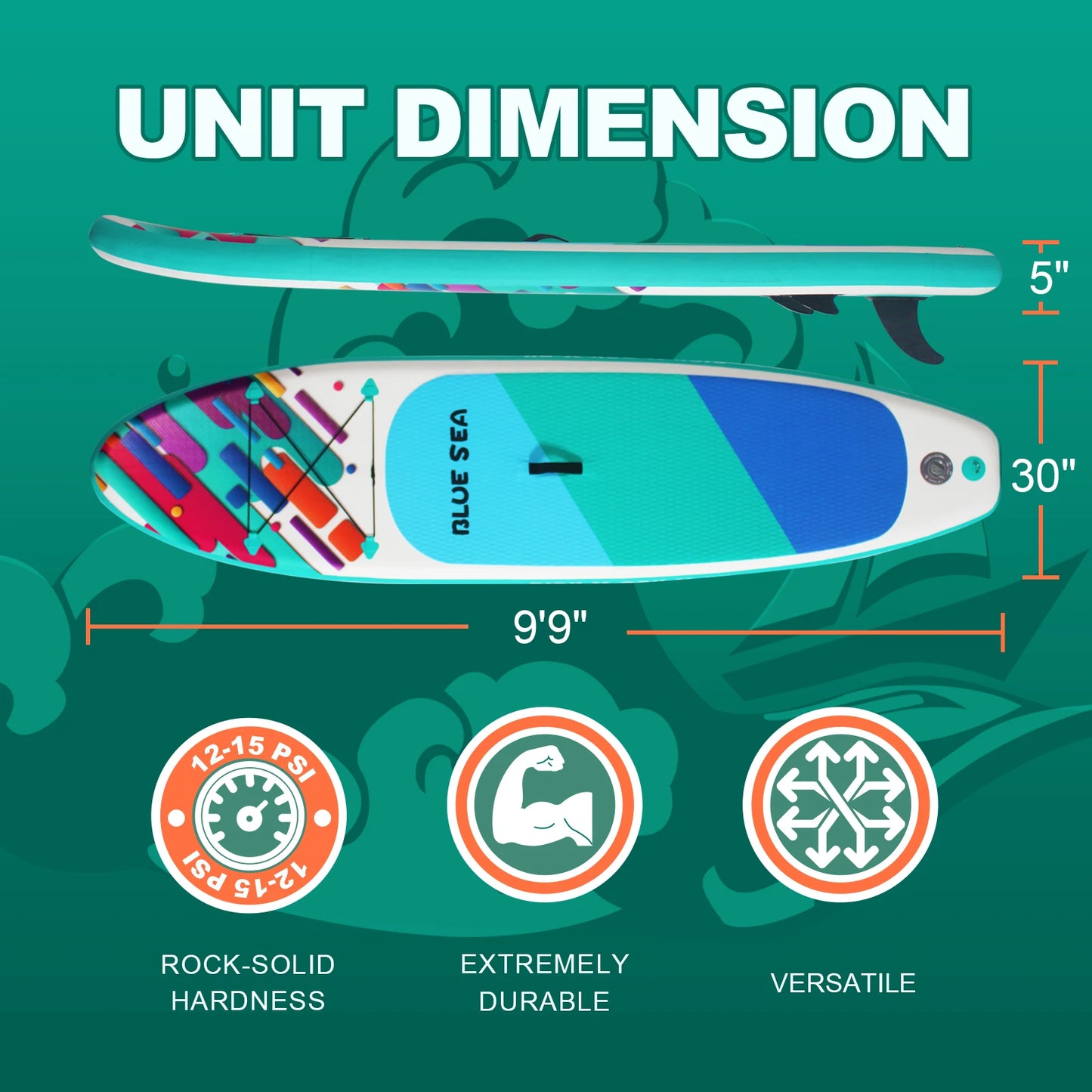 CADALENE Inflatable Stand Up Paddle Board for Adults
