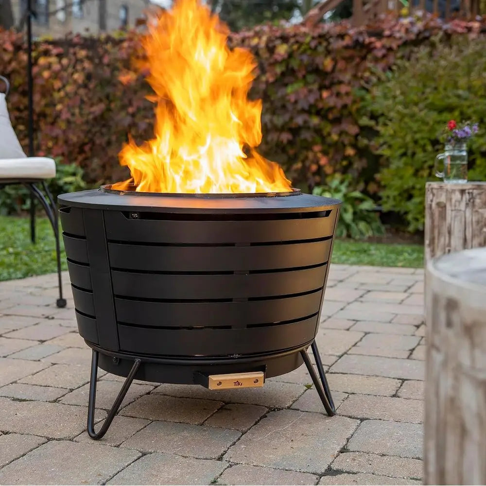 Patio Fire Pit Bundle Smokeless Wood Burning Outdoor