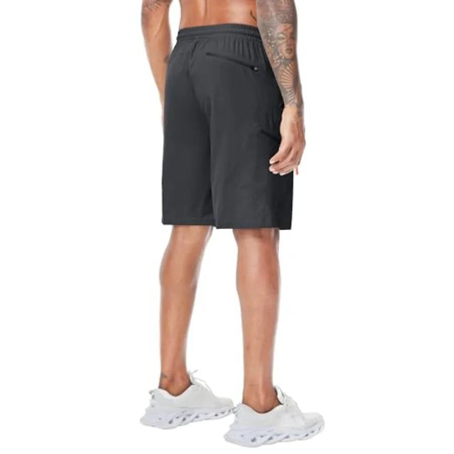 Men's Hiking Cargo Shorts With Zipper Pockets Quick Dry Outdoor