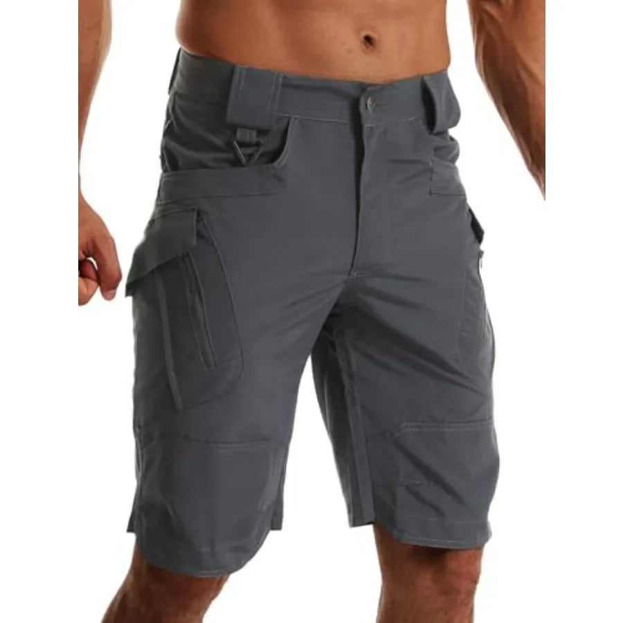 Mens Hiking Shorts Waterproof Tactical Cargo Quick Dry With Pockets