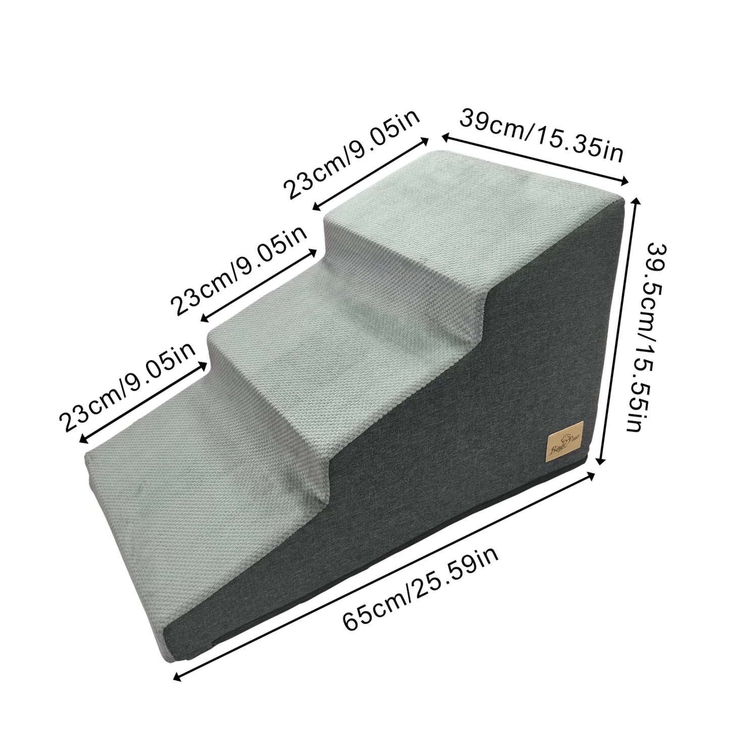 Dog Steps Non-Slip Ramp With Washable Cover For Couch