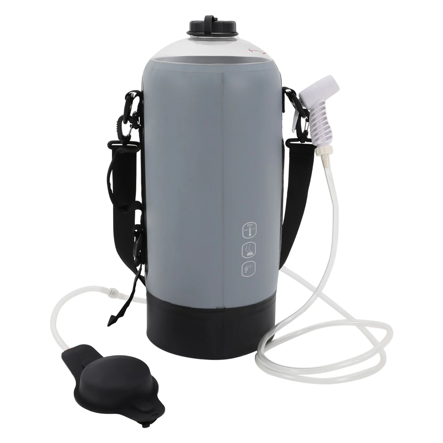 Bymaocar Portable Camp Shower With Air Pump For Outdoor Showering