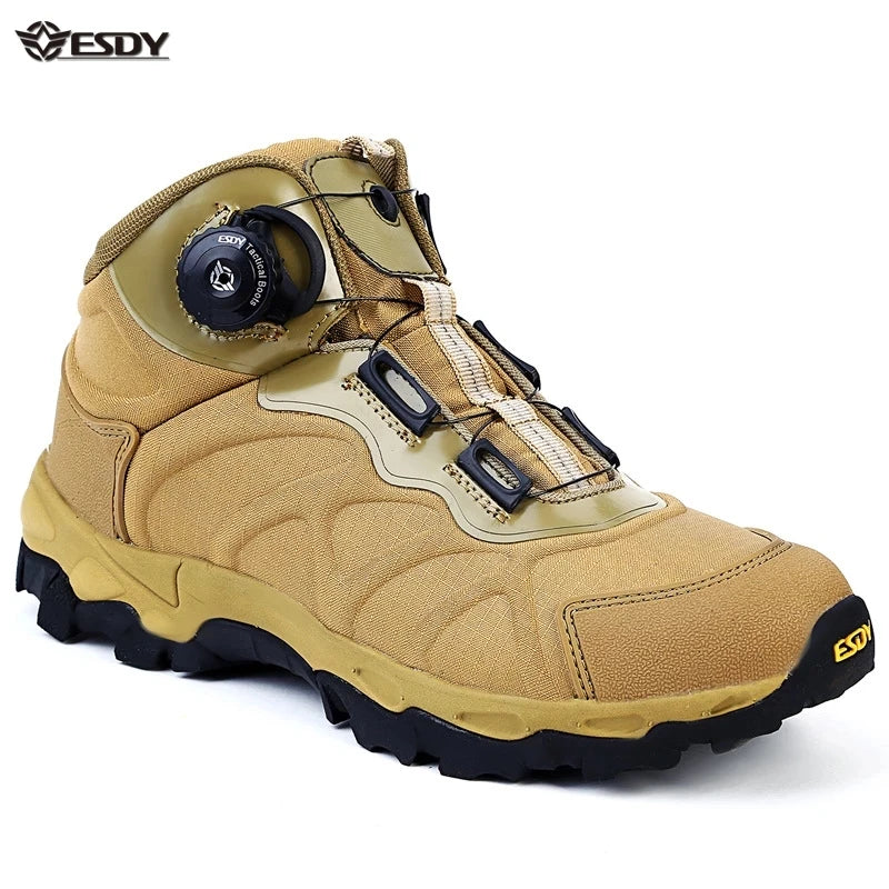 KOLINLOVCN Mens Outdoor Hiking Boots Waterproof Breathable
