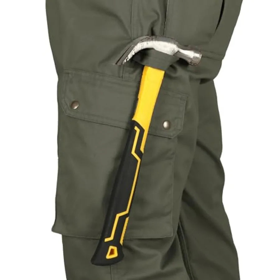 BOCOMAL Flame Resistant Cargo Pants For Men Durable Workwear