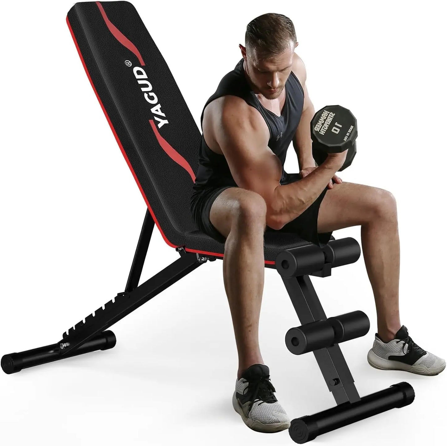Adjustable Weight Bench Press for Home Gym Strength Training