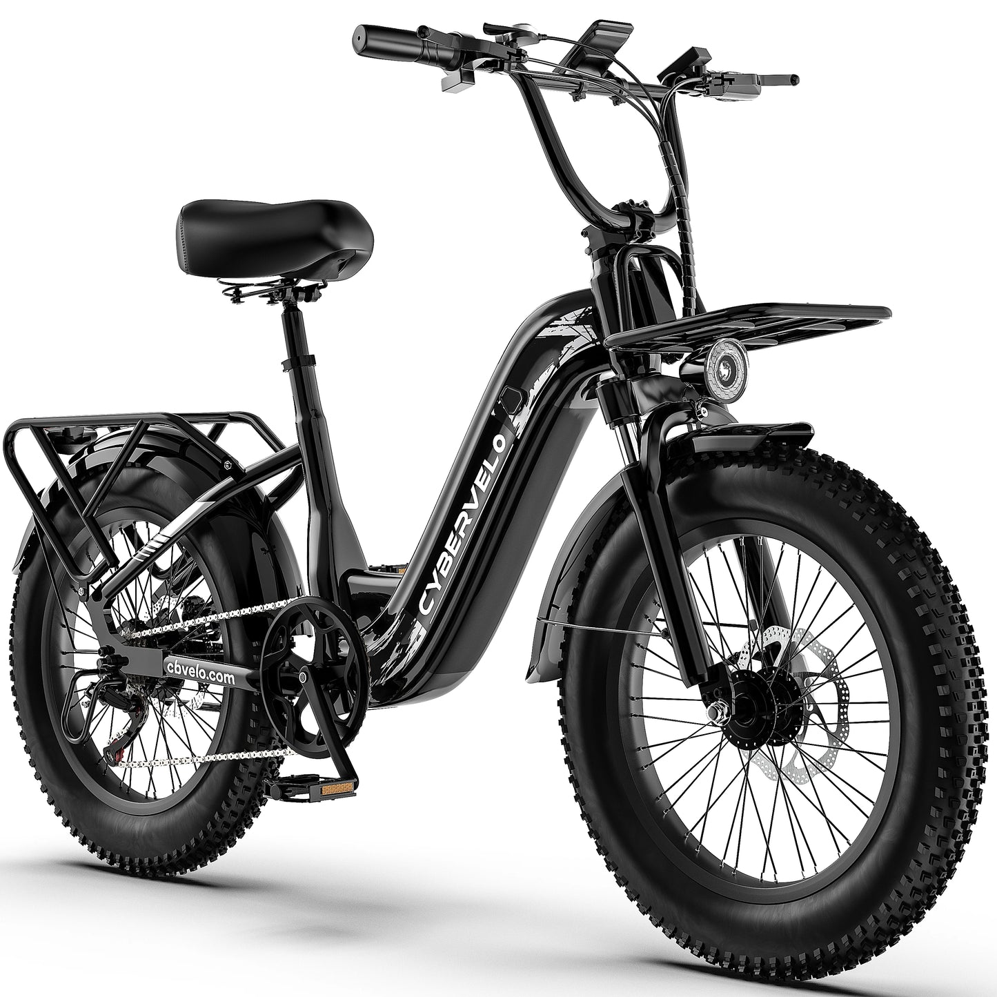 CYBERVELO EK8 1000W Fat Tire Electric Bike With Removable Battery