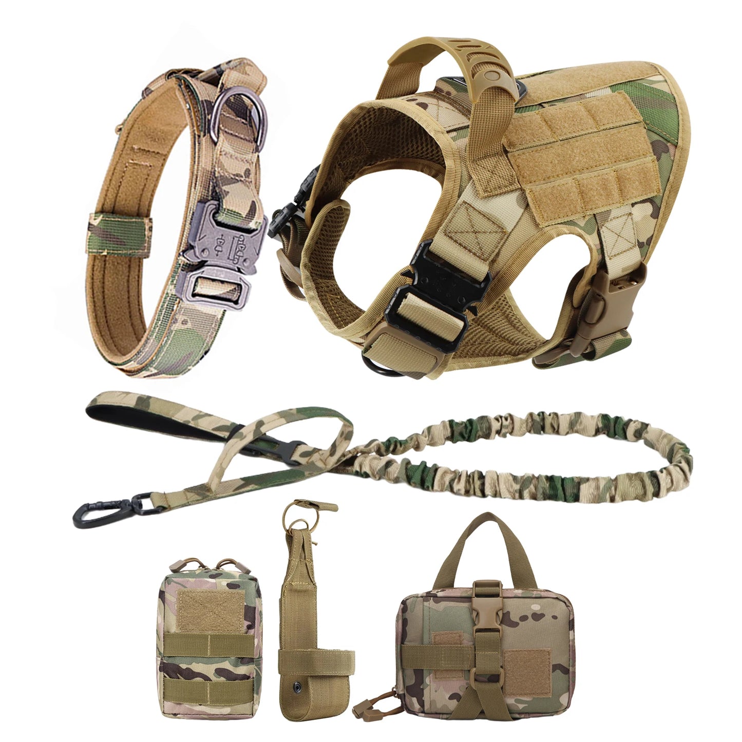 PETRAVEL Nylon Dog Harness And Leash Set For Training Gear