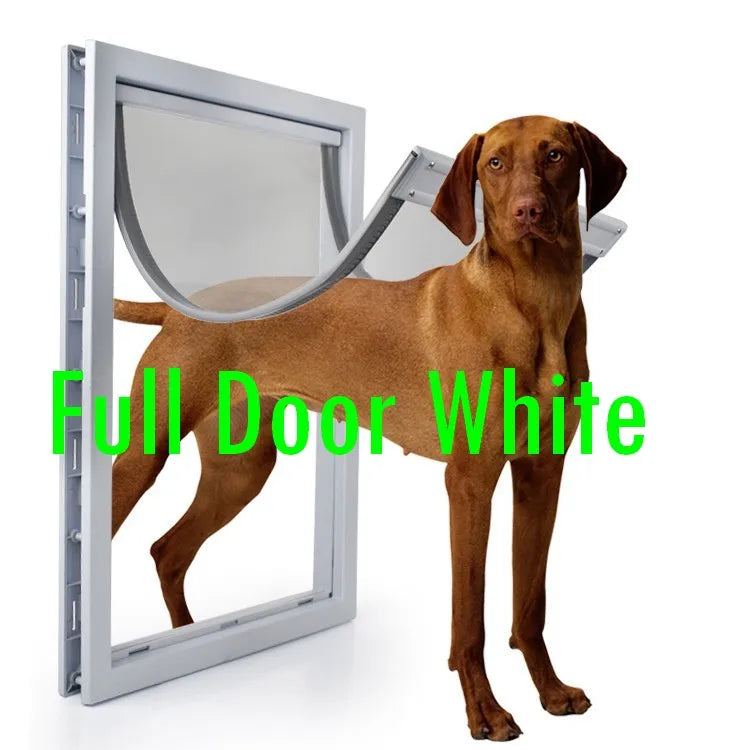 NONEDog Door Anti Rain Outer Flap Insulated Wooden Dog Door
