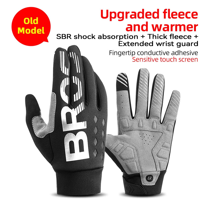 Rockbros Full-Finger Touchscreen Cycling Gloves For Men And Women