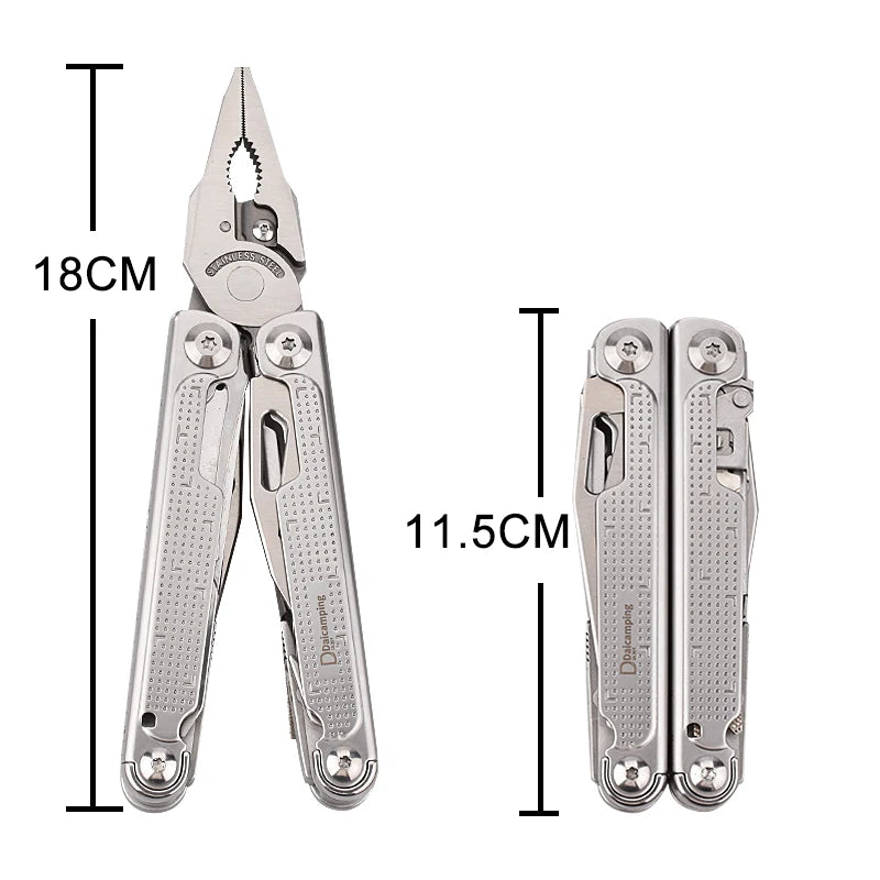 Daicamping DIY Multi Tool Folding Knife Clamp Pliers Multitool