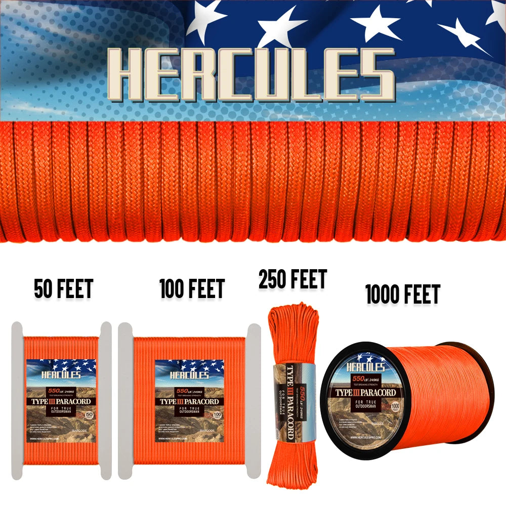 Paracord 550 7Strand Parachute Cord Outdoor Survival Rope For Camping