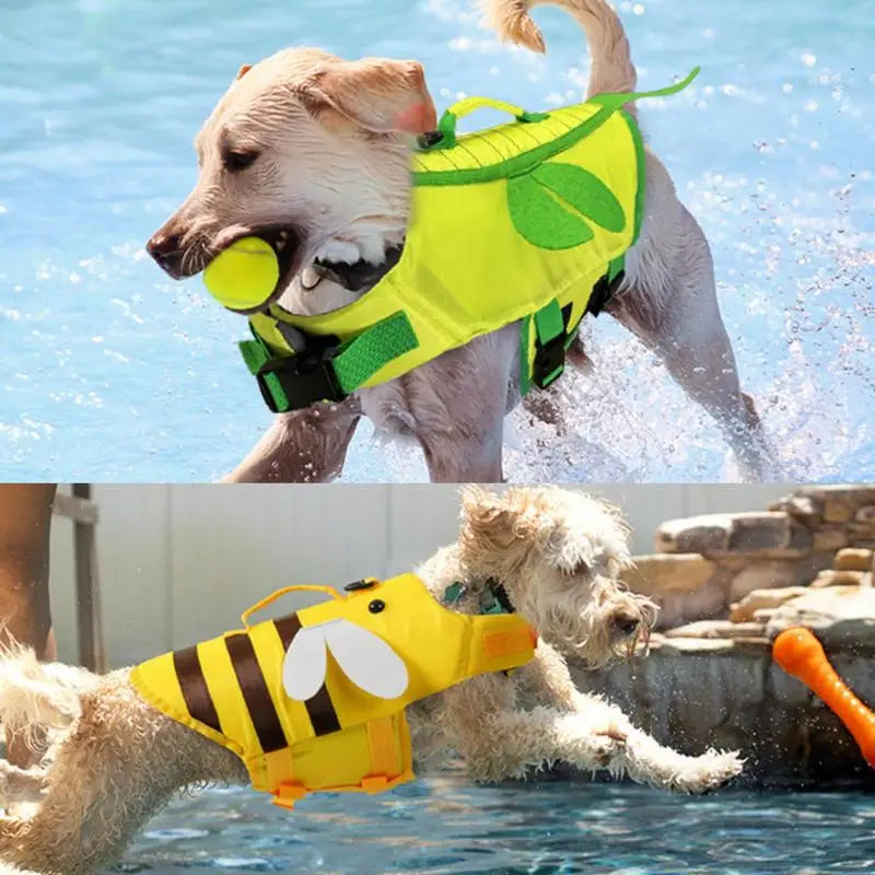 Dog Life Vest For Boating Ripstop Waterproof With Quick Release