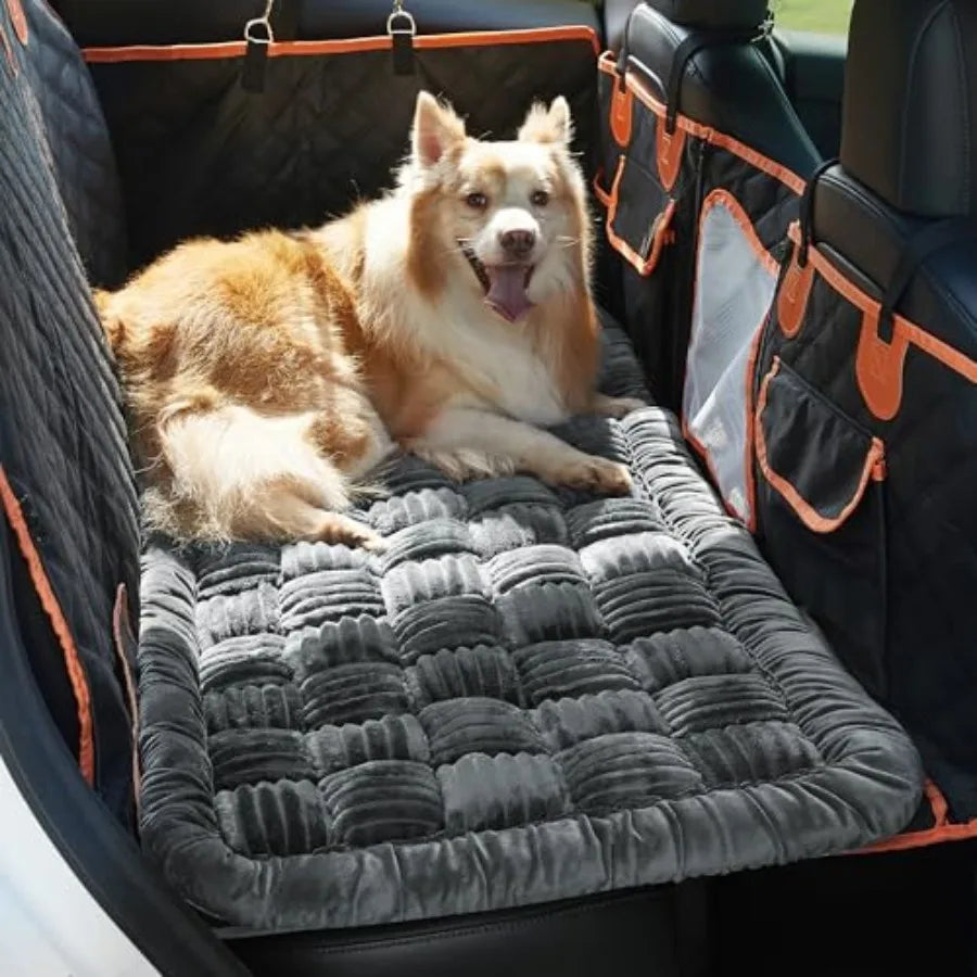 Backseat Car Pet Bed Mat Non Slip Travel Dog Cushion