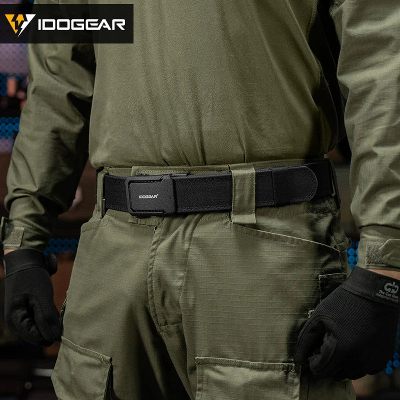 IDOGEAR Tactical Ratchet Belt for EDC and Duty Use
