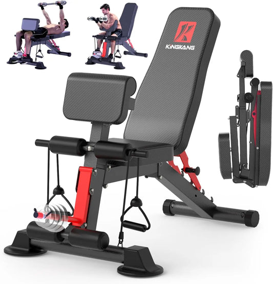 Foldable Dumbbell Bench 14-In-1 Multi-Functional Pre-Assembled