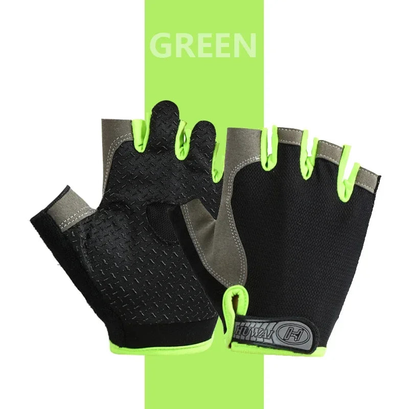 Breathable Anti-Slip Half Finger Cycling Gloves For Men And Women