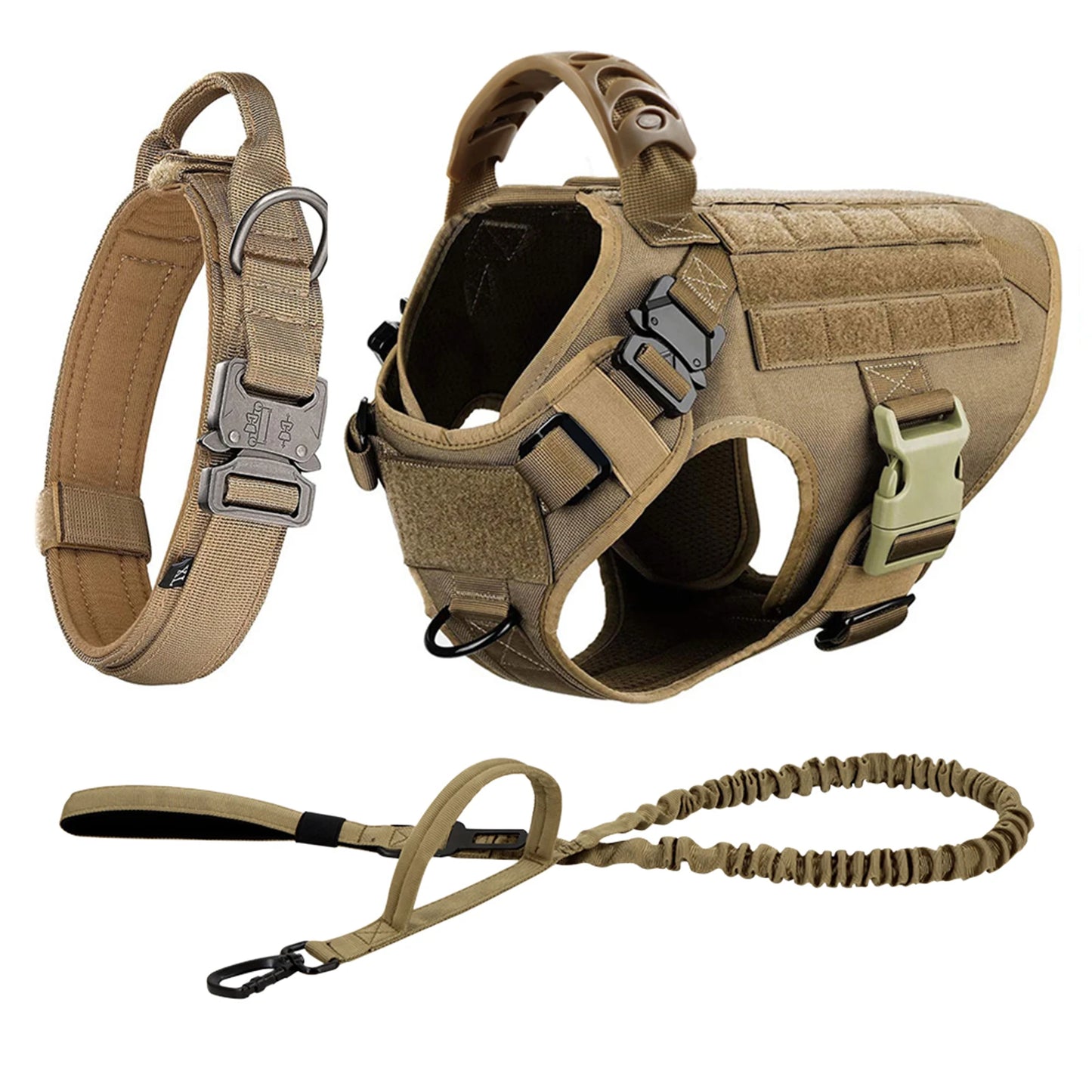 PETRAVEL Nylon Dog Harness And Leash Set For Training Gear
