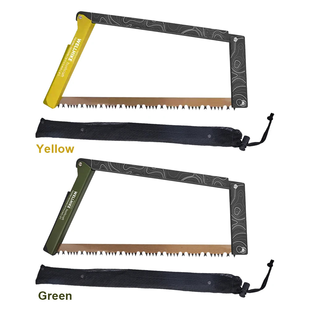 APWIKOGERDIY Folding Saw Aluminum Alloy Camping Handsaw