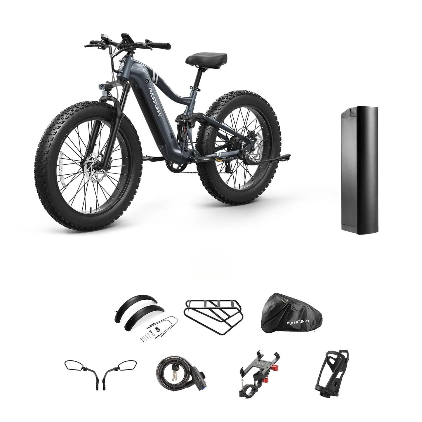 PUCKIPUPPY Boxer Electric Mountain Bike 960W 48V Ebike