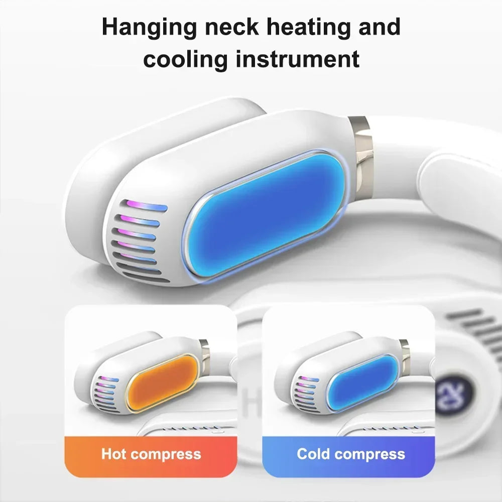 ZAOXI Neck Fan Air Cooler Bladeless USB Wearable With Heater