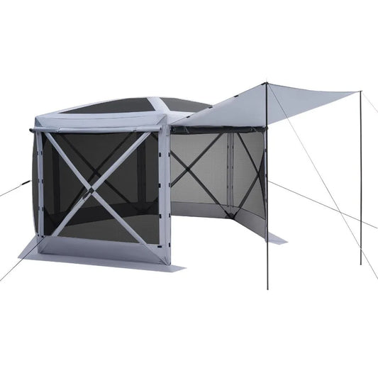 Pop Up Gazebo Tent With Biteproof Mesh And Carry Bag