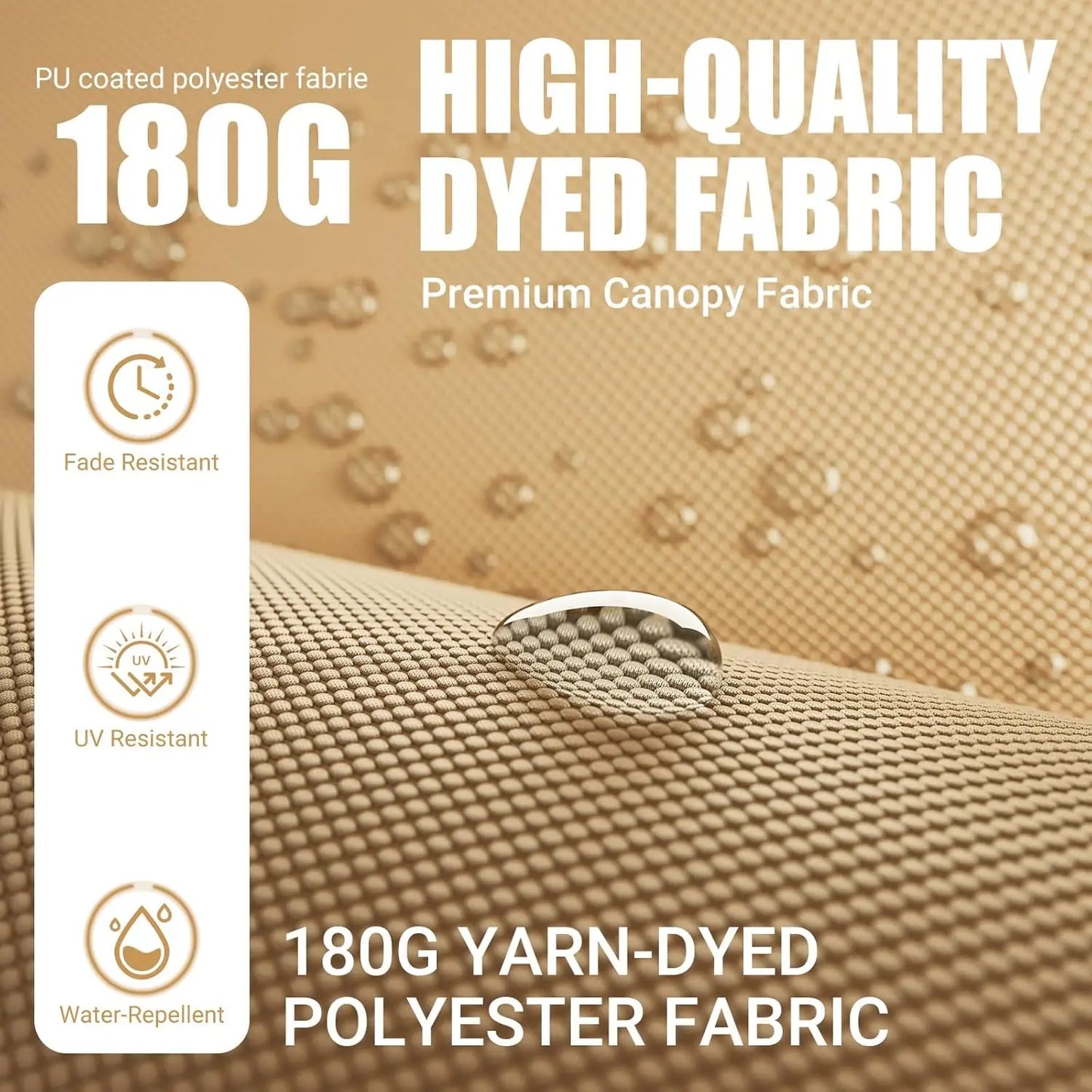 Double-Sided Patio Umbrella With Base Included For Outdoor Use