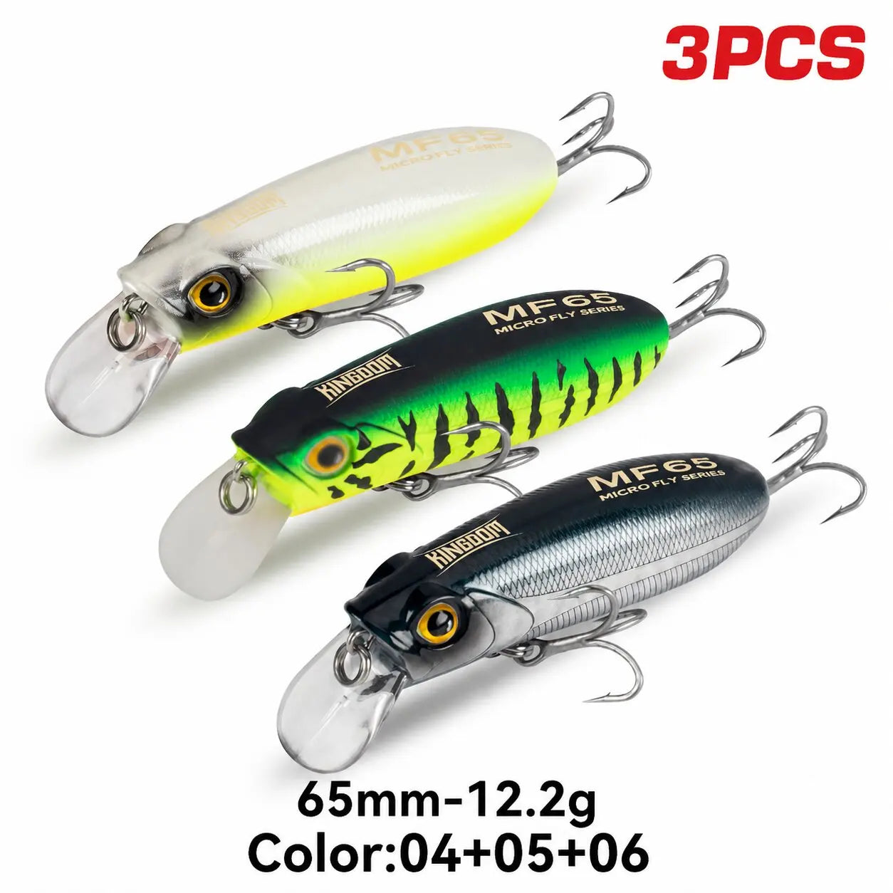 Kingdom Sinking Floating Minnow Lure Set For Sea Bass Trout