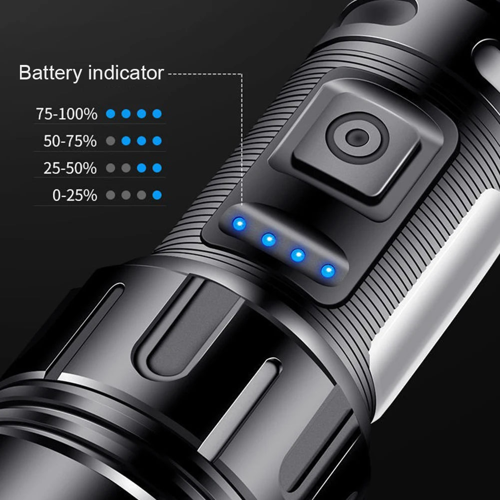 LAIMANEI 800LM COB LED XHP50 Outdoor Lantern USB Type-C Rechargeable IPX4