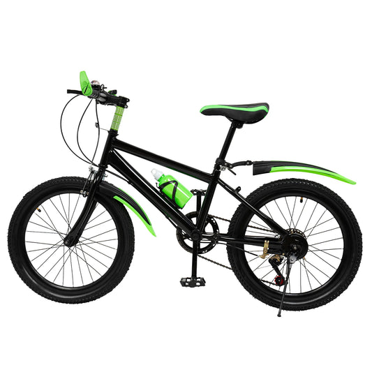 Kids Mountain Bike With Front And Rear Brakes Height Adjustable