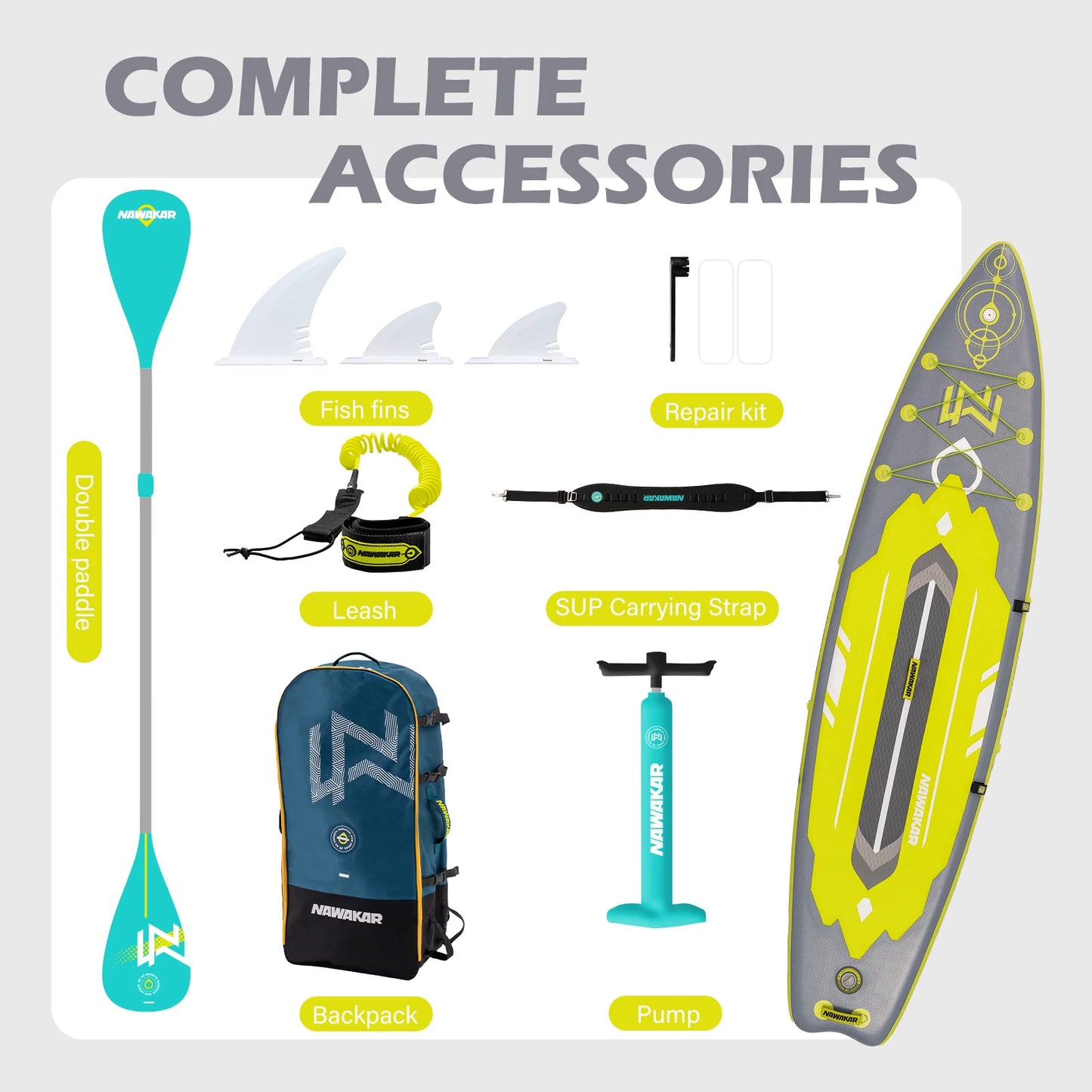 Inflatable Surfboard Hydrofoil Paddle Board For Water Sports Beginners