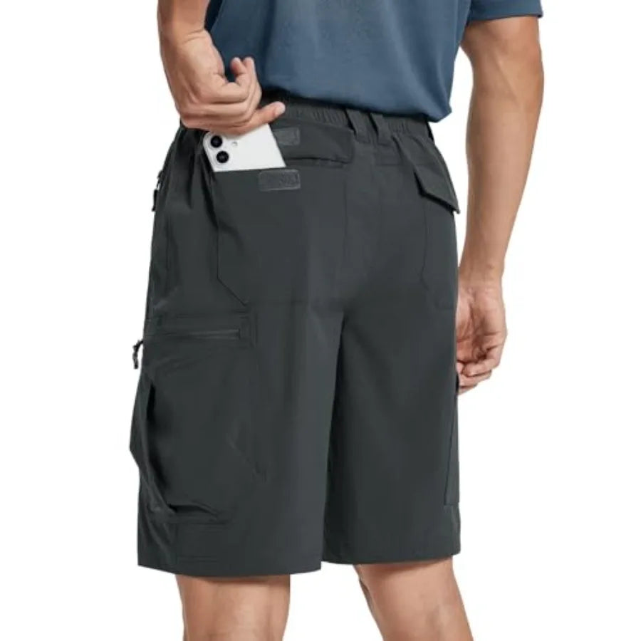 Hiking Shorts Men Cargo Lightweight Quick Dry Water Resistant