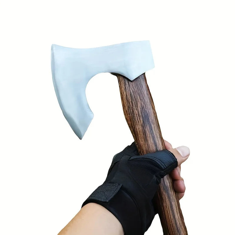 NONEDIY Hand Forged Viking Tomahawk Axe High Manganese Steel Outdoor