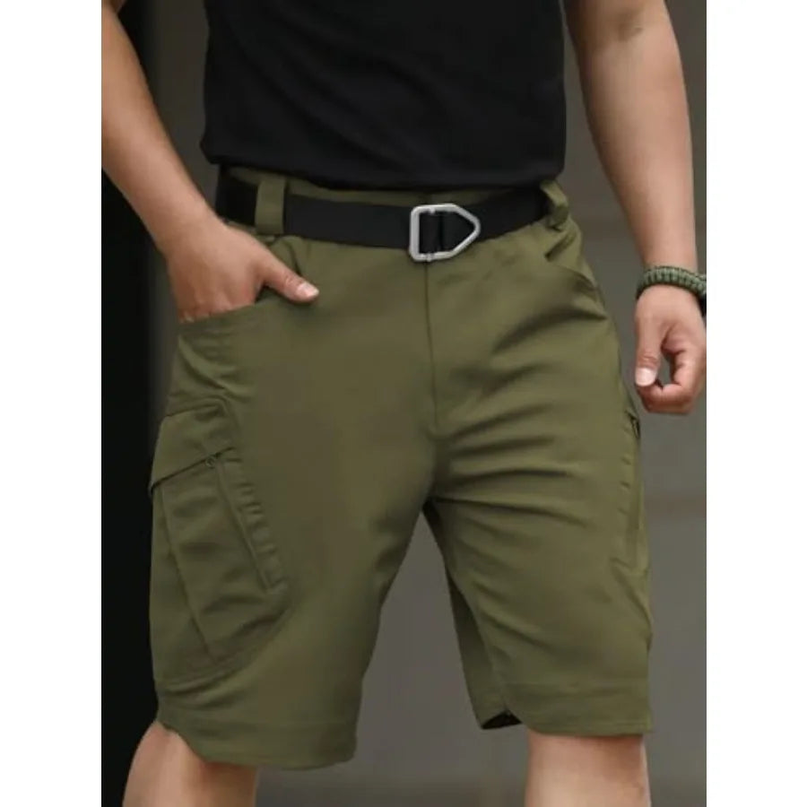 Mens Cargo Shorts Hiking Waterproof Tactical With Multiple Pockets