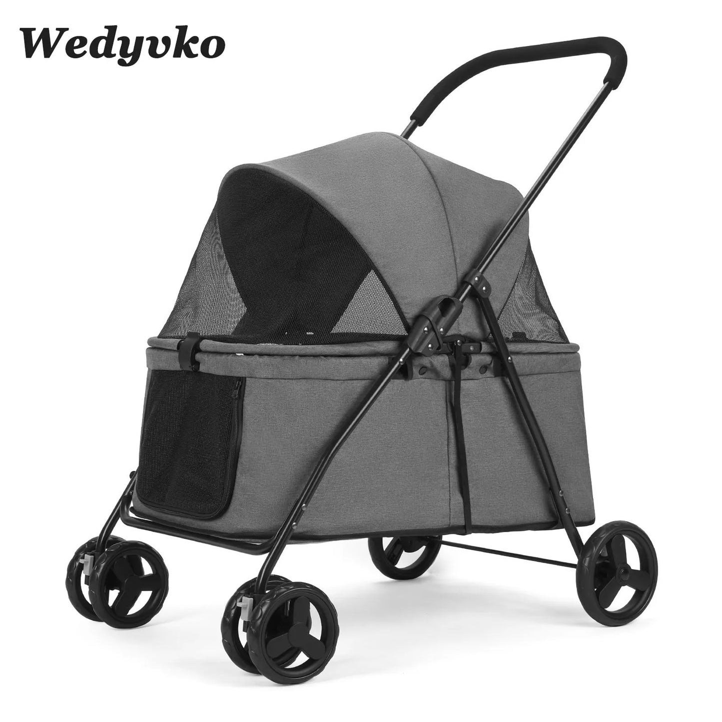 Wedyvko Luxury Pet Stroller With Brakes