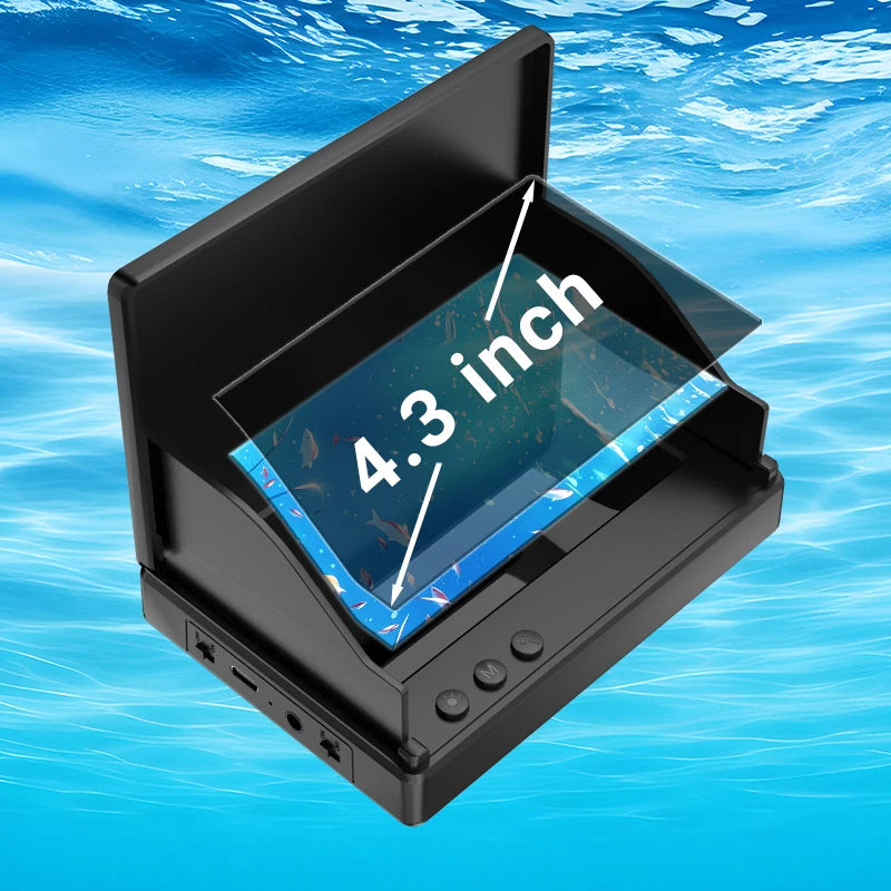 IP68 Waterproof Underwater Fishing Camera With Monitor And Depth Finder