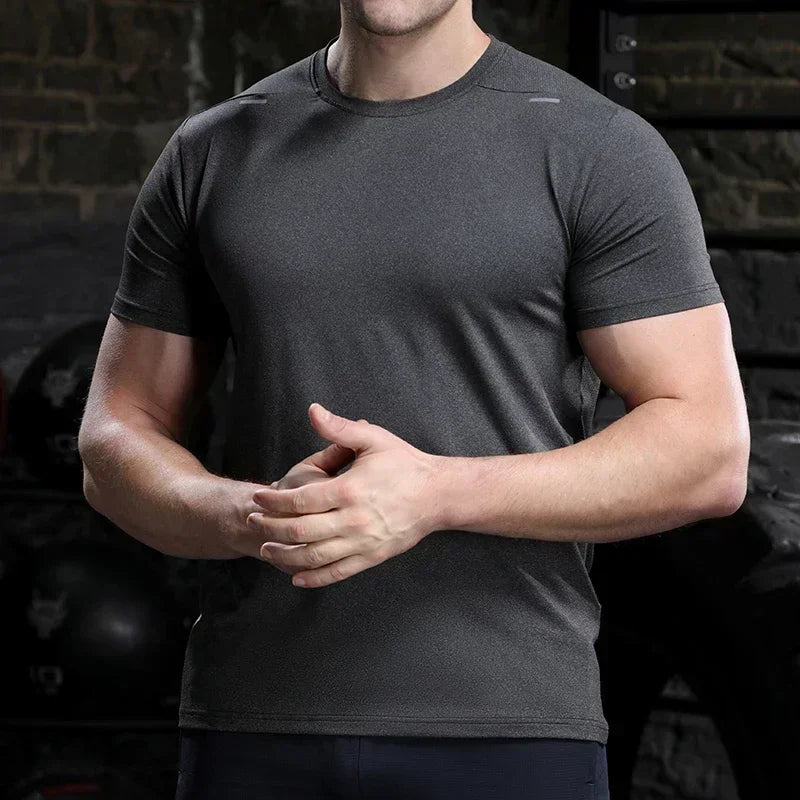 Breathable Summer Mens Cycling Quick Dry Short Sleeve Top