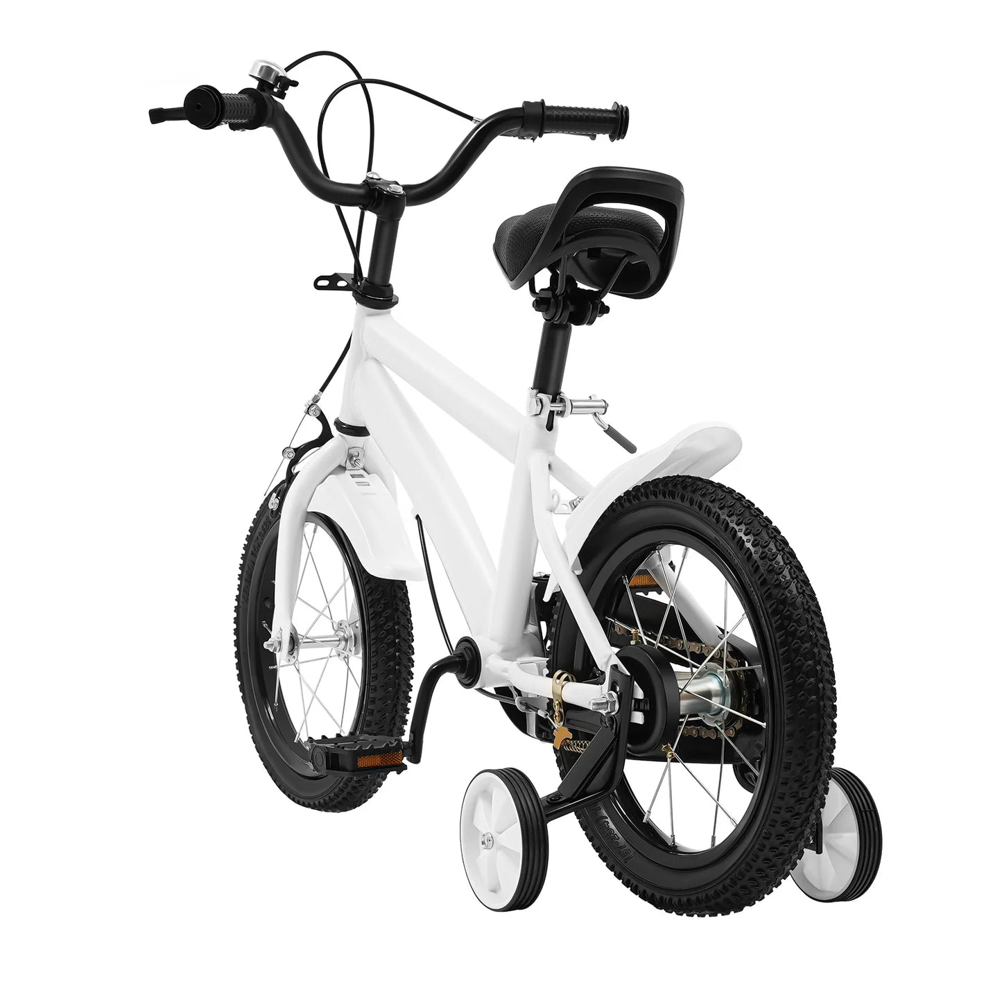 Beginner Kids Bike With Training Wheels And Adjustable Seat Height