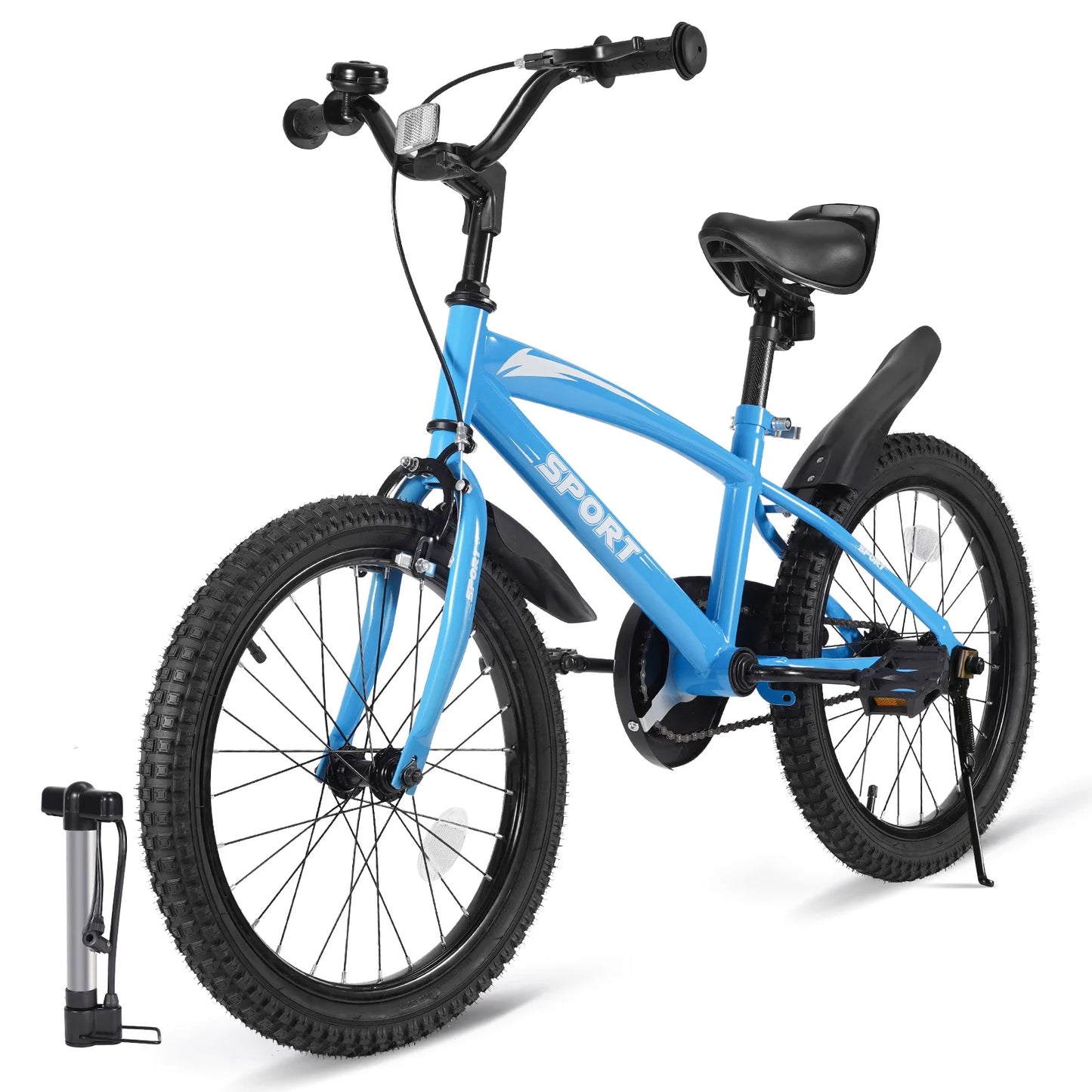 Unisex Kids Bike With Removable Training Wheels For Ages 5-10